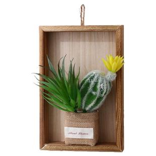 墙面装饰仿真多肉绿植挂饰家居墙壁背景墙壁饰出租屋墙上遮丑挂件