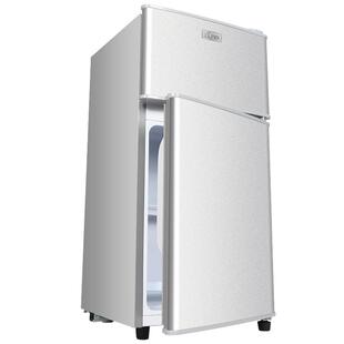 志高复古冰箱小型冷藏冷冻网红高颜值家用双门冰箱节能