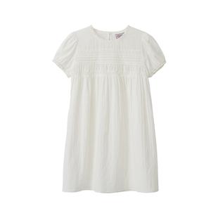 ROLAROLA短袖甜美可爱连衣裙百搭泡泡袖新款少女风短款叠穿