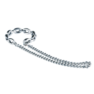 YUKI纯银耳夹男女情侣流苏挂链无耳洞耳廓耳骨夹嘻哈潮耳扣银耳环