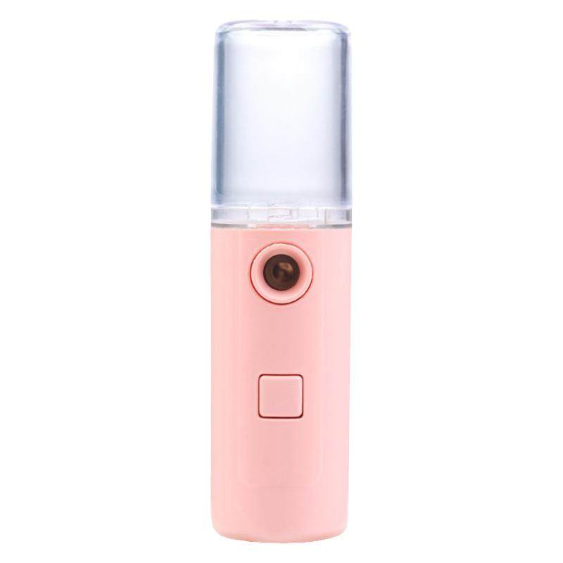 新款L8纳米喷雾补水仪面部蒸脸加湿器美容USB充负离子便携式冷喷
