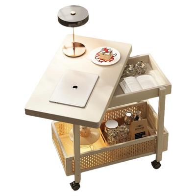 【折叠桌+小推车+带收纳盒茶几】