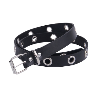 皮带女牛仔裤 百搭欧美简约复古朋克风十字架金属腰链配裙子腰带