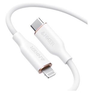 Anker安克硅胶亲肤数据线苹果MFi认证C口转lightning适配iPhone14手机13promax快充线充电器线PD快充12pro11