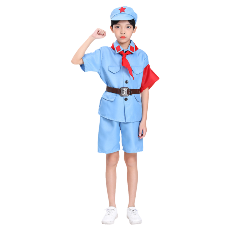 蜜淘候男女通用表演服八路军
