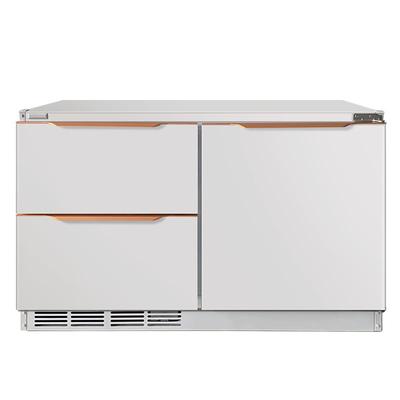 美菱190升台下全嵌入式冰箱