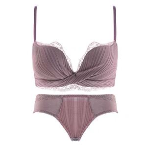 秋季美背内衣女聚拢小胸显大无钢圈蕾丝文胸调整型上托防下垂bra