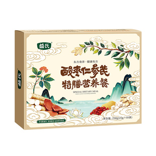 【618狂欢购】益氏酸枣仁参芪特膳营养饱腹代餐粉早餐山药睡眠