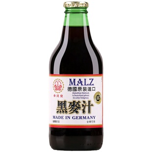 悦意德国进口崇德发黑麦芽汁纯素食碳酸饮料营养无酒精瓶装250g