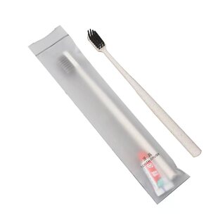 宾馆用品一次性牙具酒店客房旅店牙刷牙膏二合一套装洗漱定制整箱