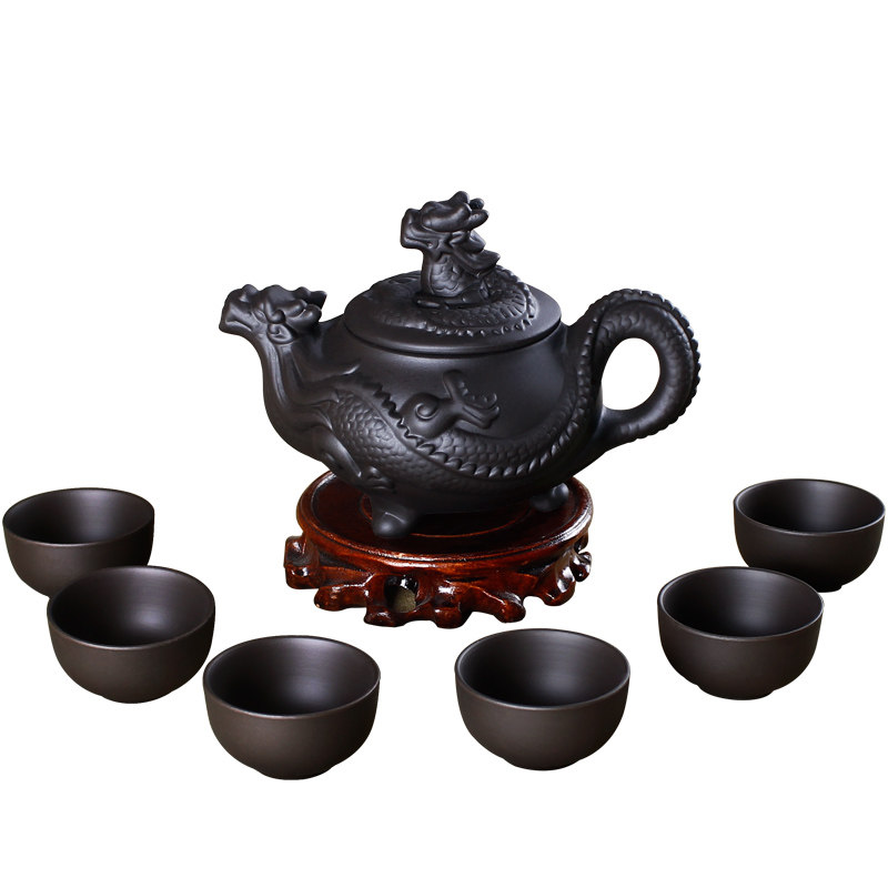 19.9秒杀包邮功夫茶具宜兴全手工紫砂壶过滤紫砂茶壶大容量泡茶壶