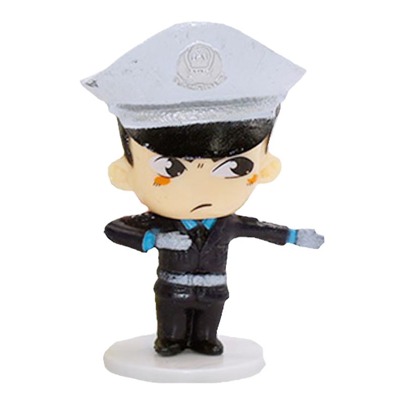警察蛋糕装饰消防车消防员