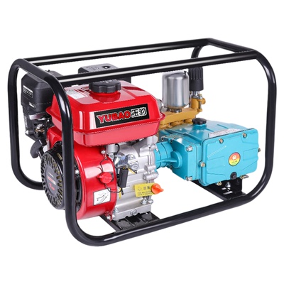 四冲程免黄油汽油打药机电启动大功率皮带式高压打药泵喷雾器喷药