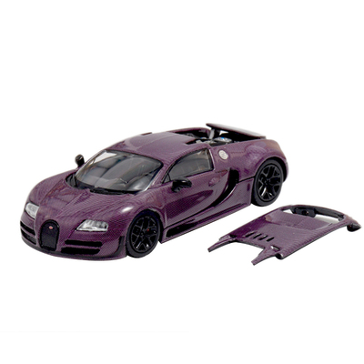 全碳布加迪威龙汽车模型尾翼升降