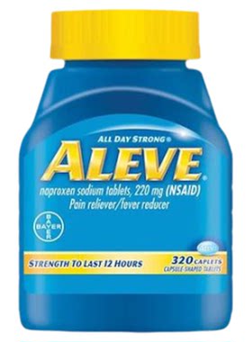 美国进口 BAYER拜耳 Aleve止痛片缓解头疼关节痛220mg*320粒