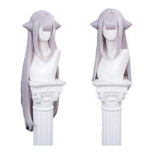 【漫囧】魔法少女与邪恶曾经敌对 深森白夜cos假发 仿真头皮 现货