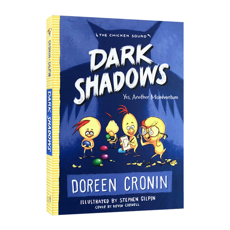 英文原版 The Chicken Squad Dark Shadows 小鸡特工队4 侦探推理小说章节书 朵琳克罗宁 Doreen Cronin 英文版 进口英语原版书籍