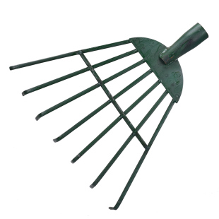 农用搂草筢子 铁扒子钢耙子 农具园林园艺工具 树叶耙草爬草耙子