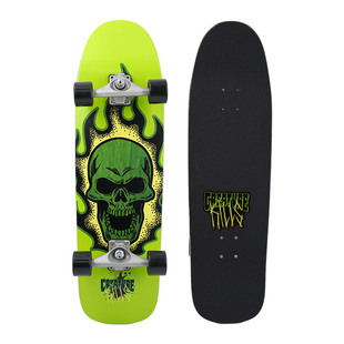 Carver陆地冲浪板「绿魔」Santa Cruz板面 C5支架diy陆地冲浪板