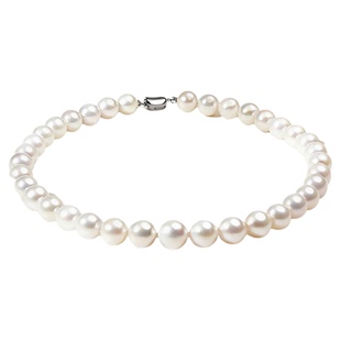 梵宝雅阁诸暨淡水珍珠项链女近圆强光全珠链高级感气质礼物质感