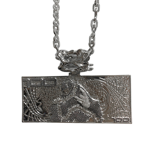 Sasioverlxrd同款钱专注钞票吊坠潮流嘻哈个性街头古巴项链男女款