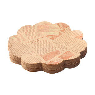 吸油纸食物专用花边纸厨房油炸食品花底纸烧烤烘焙垫纸隔油纸圆形