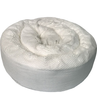 围油栏漂浮水面吸油棉条池塘河道拦污带12.7cm漏油拦截白色吸油索