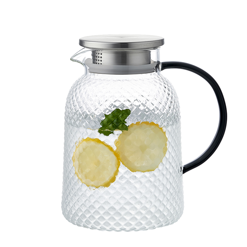 冷水壶家用耐高温泡茶水杯套装大容量超大耐热防爆加厚玻璃凉水壶