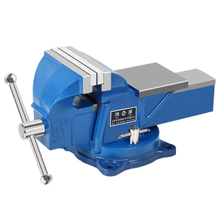鸿源重型精密德式台虎钳工业家用老虎台钳工作台3寸4寸6寸8寸直销