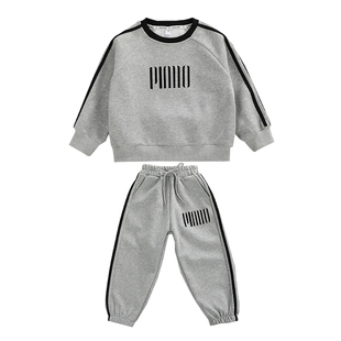 男童春秋装卫衣套装新品儿童春秋季运动衣服两件套帅气潮流时髦潮