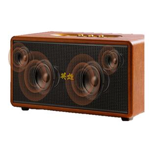 M1大音量蓝牙音箱 马歇同款复古木质 家用超重低音户外音箱低音炮