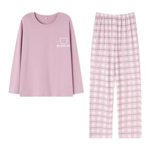 睡衣女款春秋纯棉2026新款春夏薄款长袖莫代尔家居服女士套装春秋