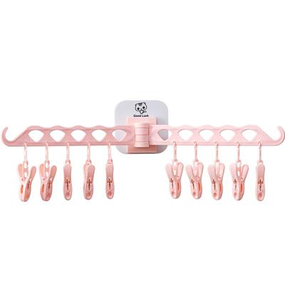 多功能晒袜子家用塑料儿童衣架