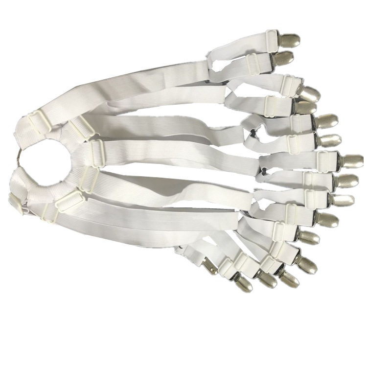 跨境货源厂家直销8边床单跑防滑固定器固定夹床单可调节防