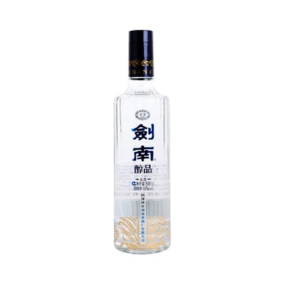 剑南春出品光瓶白酒蓝剑南