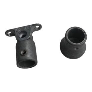 铝压铸楼梯立柱上下配件扶手围护栏杆铁艺铝艺活动摇头底座装饰件