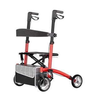 英航老人助行器辅助行走老年专用走路助步轮椅手推代步车可推可坐