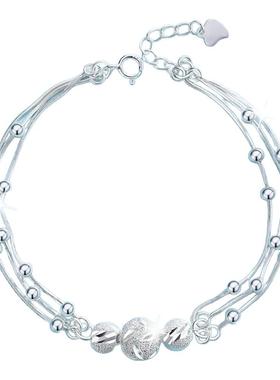 三生三世纯银手链女生款轻奢小众