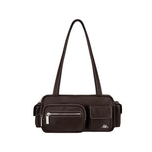 Kappa卡帕 2025年新款波士顿包机车风大容量保龄球单肩腋下法棍包