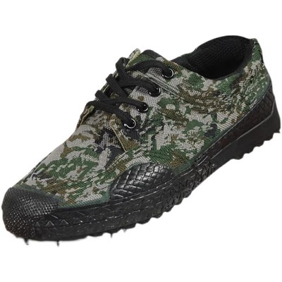 解放鞋男夏季迷彩鞋户外胶鞋