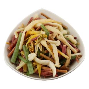 森源山野菜森林小炒混合东北森林四品菌蕨菜八珍菇海鲜菇1000g