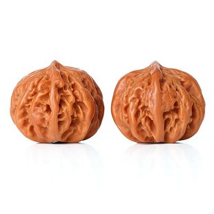 文玩粗筋核桃圆灯笼手小秋子把件米字底八棱疙瘩拧苹果园虎头闷尖