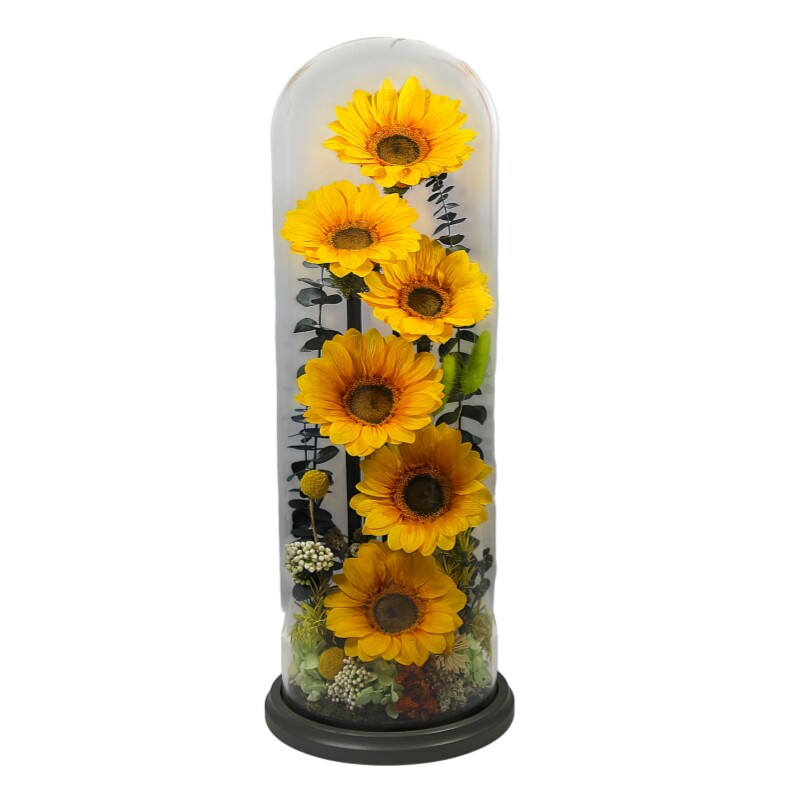 超大向日葵永生花礼盒送女友