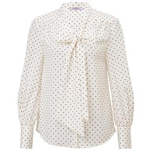 【奥莱】MAXRIENY韵味宽松波点衬衫优雅职场气质上衣女