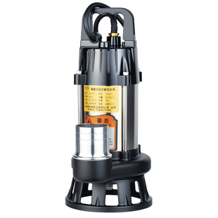 直流无刷切割污水泵电动车48V60V72农用灌溉化粪池电瓶智能潜水泵