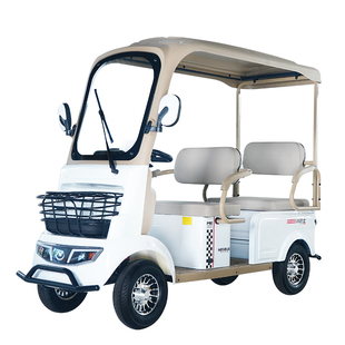 小巴士老年电动四轮车家用接送孩子新款老人代步车景区车女士A7