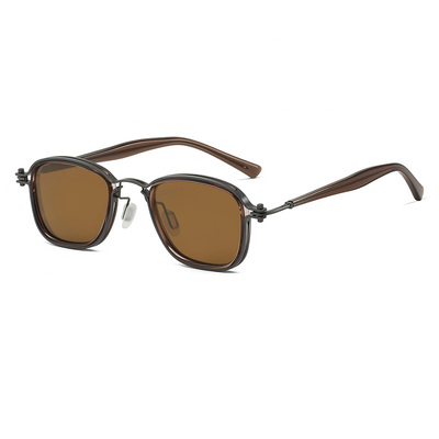 CAPONI偏光复古墨镜男款防紫外线