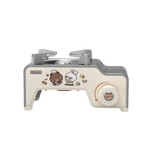 脉鲜卡式炉户外便携式迷你联名布朗熊家用新款小火锅炉具露营可爱