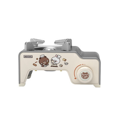 脉鲜布朗熊联名款户外迷你卡式炉