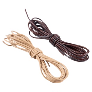 牛皮绳编织绳真皮软皮项链绳手工diy材料挂绳挂件扁绳挂脖绳配件